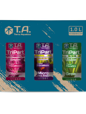 Terra Aquatica TriPart Set HW 1 л Набор удобрений минеральных для жесткой воды (GHE Flora Series)