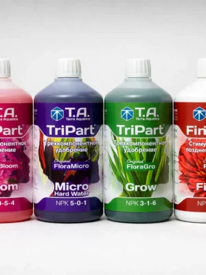 Terra Aquatica Tripart+Finalpart 4x1L Комплект минеральных удобрений  (GHE FloraSeries+Ripen)