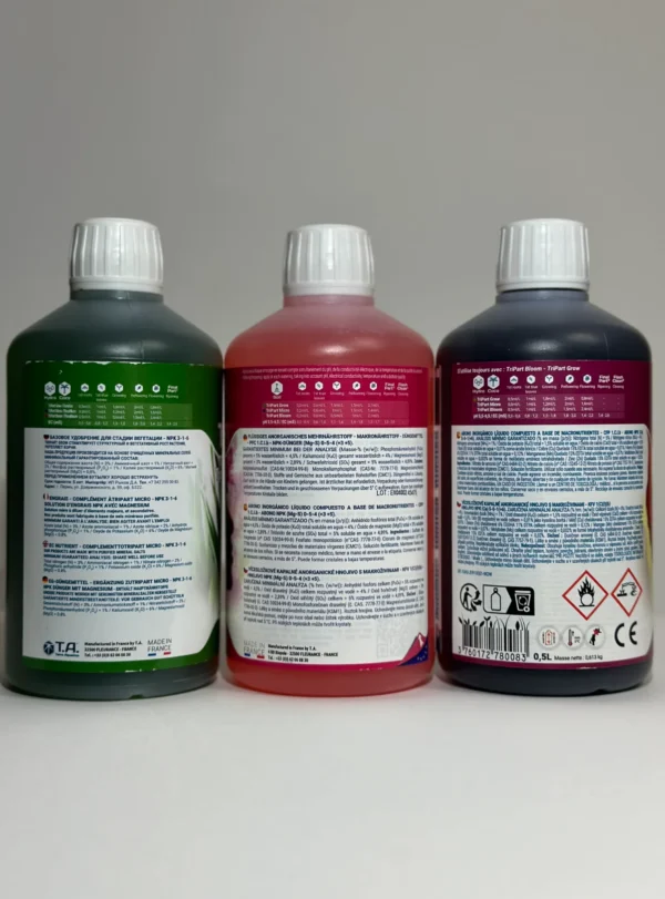 Terra Aquatica TriPart Set HW 0,5 л Набор удобрений минеральных для жёсткой воды