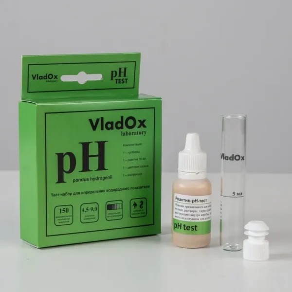 vladox ph test VladOx pH тест водородного показателя (pH)