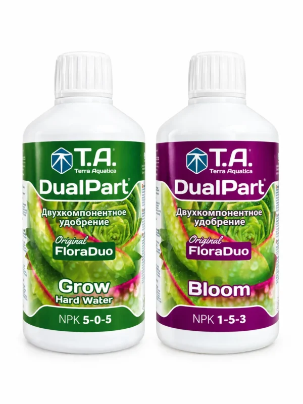 Dual part 0.5 Terra Aquatica DualPart® 2×0,5L (Grow + Bloom) Комплект удобрений